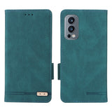 OnePlus Nord 2 (5G) Leather Flip Cover m. Lommebok- og stativfunksjon - Grønn