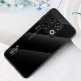 OnePlus 10 Pro Glass Bakdeksel - Hello - Svart