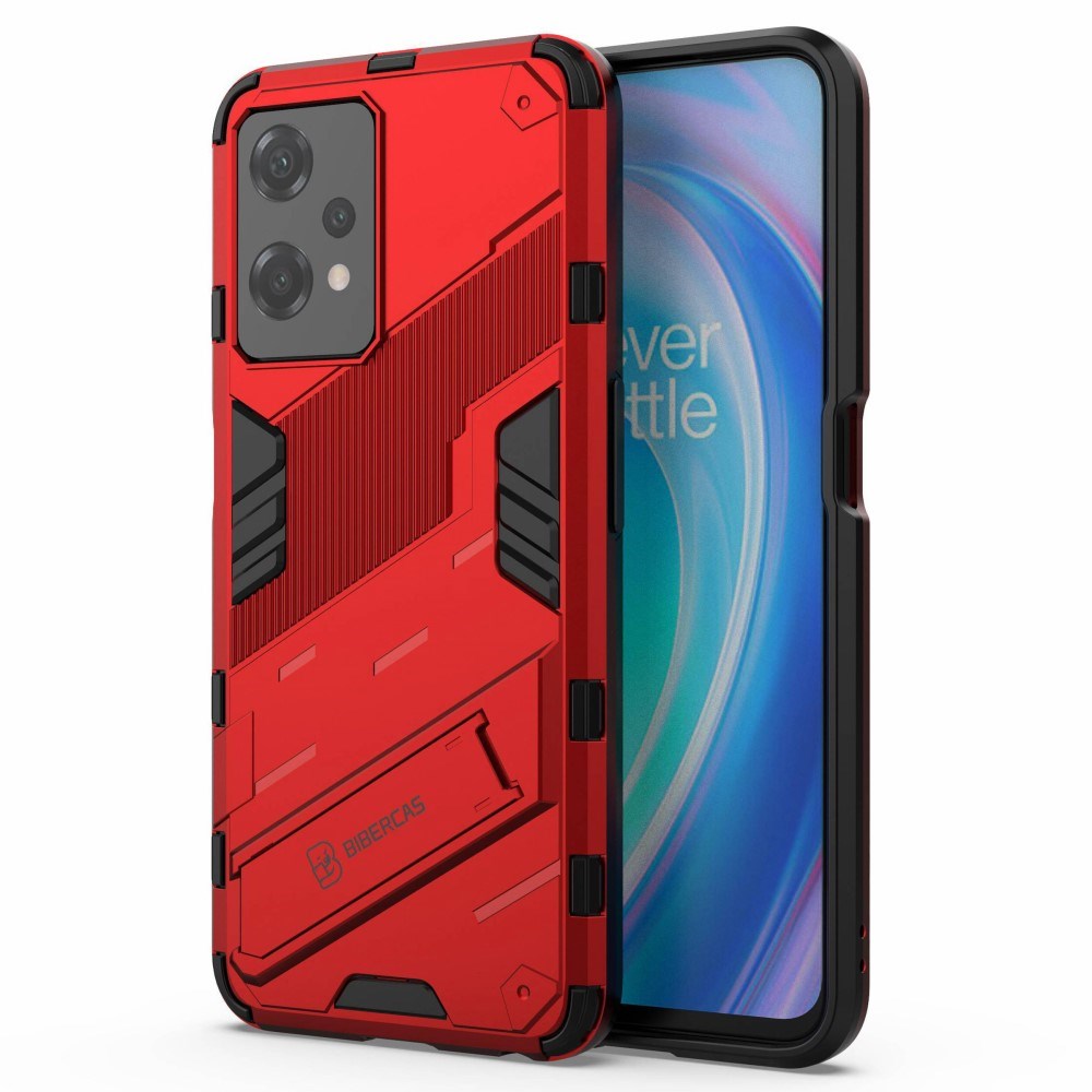OnePlus Nord CE 2 Lite (5G) Hybrid Craftsman Bakdeksel m. Stativ - Rød