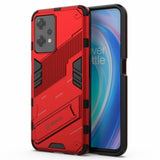 OnePlus Nord CE 2 Lite (5G) Hybrid Craftsman Bakdeksel m. Stativ - Rød