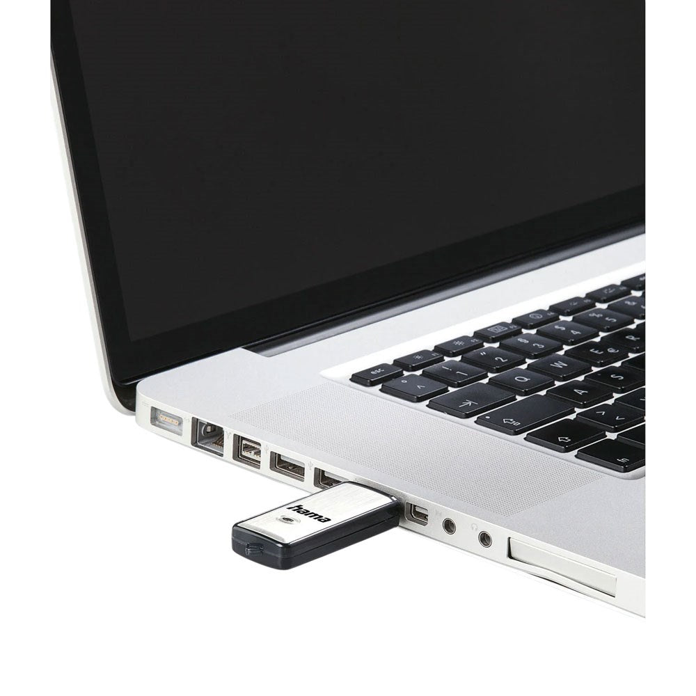 HAMA USB-Stik 2.0 - 10MB/s - 32GB - Sølv / Sort