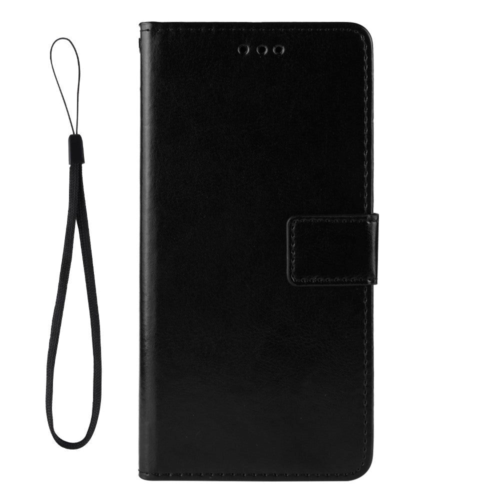 Doogee N20 Pro Leather Flip Cover m. Lommebok og stropp - Svart