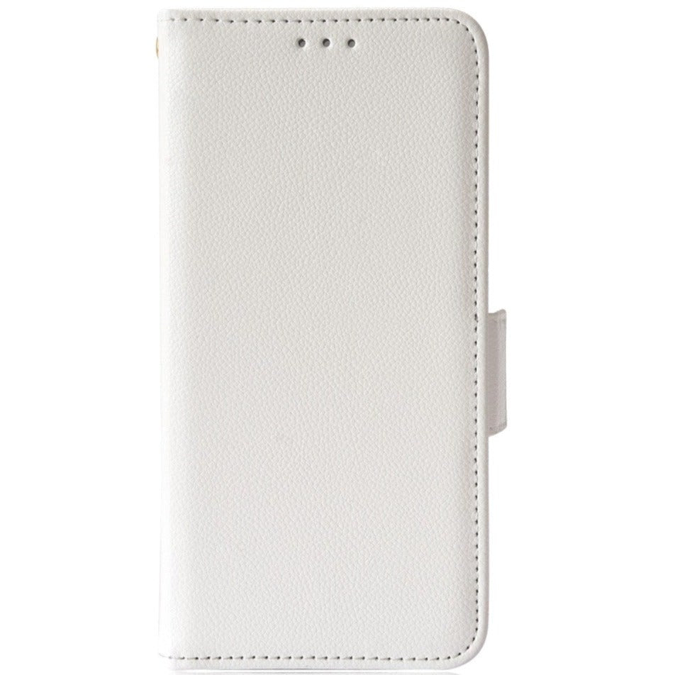 Doogee N40 Pro PU Litchi Leather Flip Cover m. Lommebok - Hvit