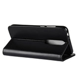 Nokia 5.1 Plus Crazy Horse skinndeksel m. Lommebok - Svart