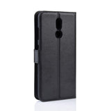 Nokia 3.2 Leather Flip Cover m. Lommebok - Svart