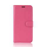 Nokia 3.2 Leather Flip Cover m. Lommebok - Rosa