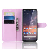 Nokia 3.2 Leather Flip Cover m. Lommebok - Rosa