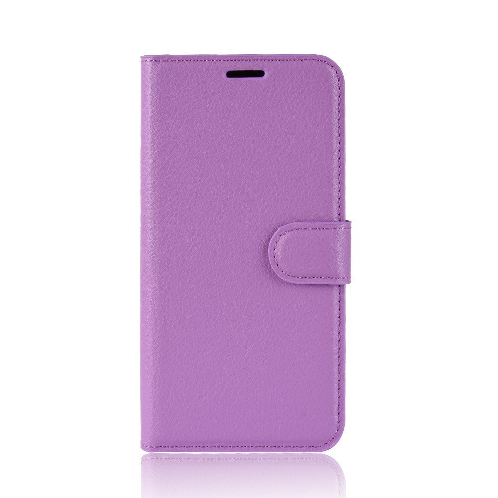 Nokia 3.2 Leather Flip Cover m. Lommebok - Lilla
