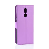 Nokia 3.2 Leather Flip Cover m. Lommebok - Lilla