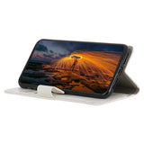 Nokia 1.3 Classic Leather Flip Cover m. Stativ og kortholder - Hvit