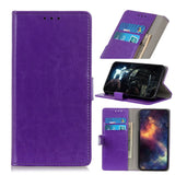 Nokia 1.3 Classic Leather Flip Cover m. Stativ og kortholder - lilla