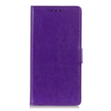 Nokia 1.3 Classic Leather Flip Cover m. Stativ og kortholder - lilla