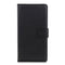 Nokia 1.3 Leather Flip Cover m. Stativ og kortholder - svart
