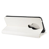 Nokia 5.3 Blankt Læder Cover m. Pung Hvid