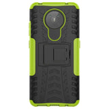 Nokia 5.3 Cool Tire Craftsman Cover m. Stativ - Sort / Grønn