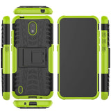 Nokia 1.3 Cool Tire Craftsman Cover m. Stativ - Sort / Grønn