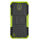Nokia 1.3 Cool Tire Craftsman Cover m. Stativ - Sort / Grønn