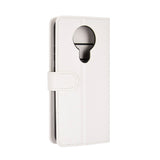 Nokia 3.4 nøytralt skinndeksel m. Lommebok - Hvit