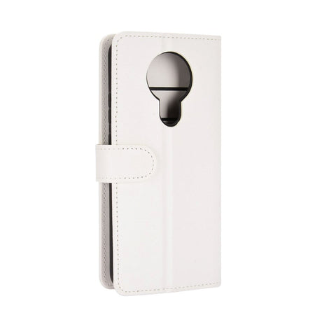 Nokia 3.4 nøytralt skinndeksel m. Lommebok - Hvit
