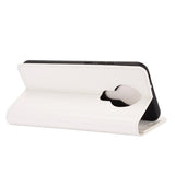 Nokia 3.4 nøytralt skinndeksel m. Lommebok - Hvit