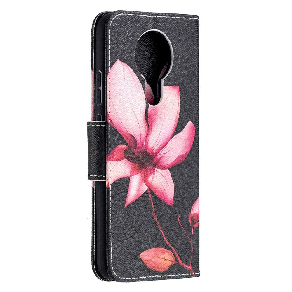 Nokia 3.4 Flip Cover m. Lommebok - Lotusblomst