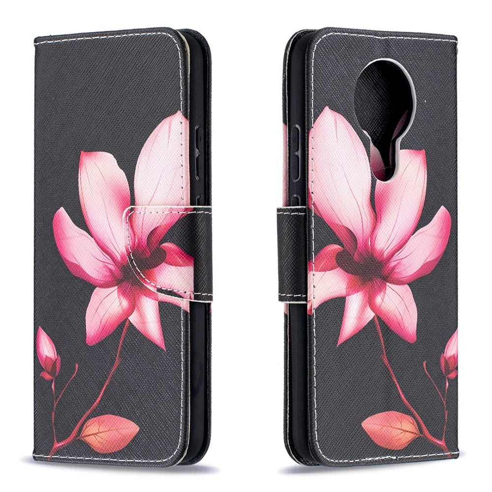 Nokia 3.4 Flip Cover m. Lommebok - Lotusblomst