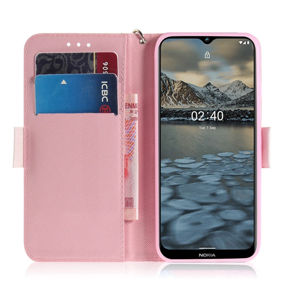 Nokia 2.4 skinnende flipdeksel m. Lommebok - Fine sko