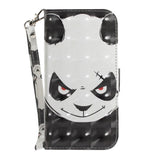 Nokia 3.4 skinnende flipdeksel m. Lommebok - Angry Panda