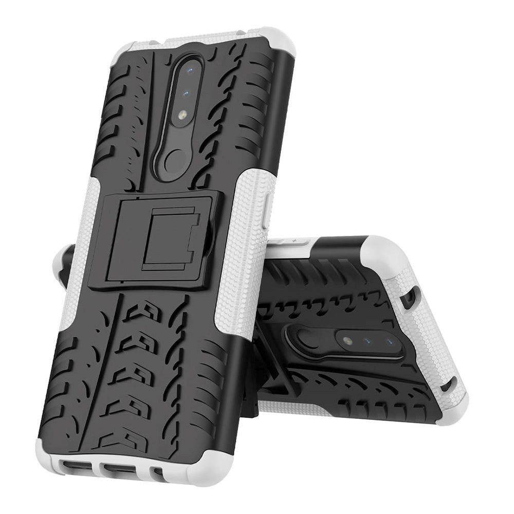 Nokia 2.4 Craftsman-deksel m. Stativ - Svart / Hvit