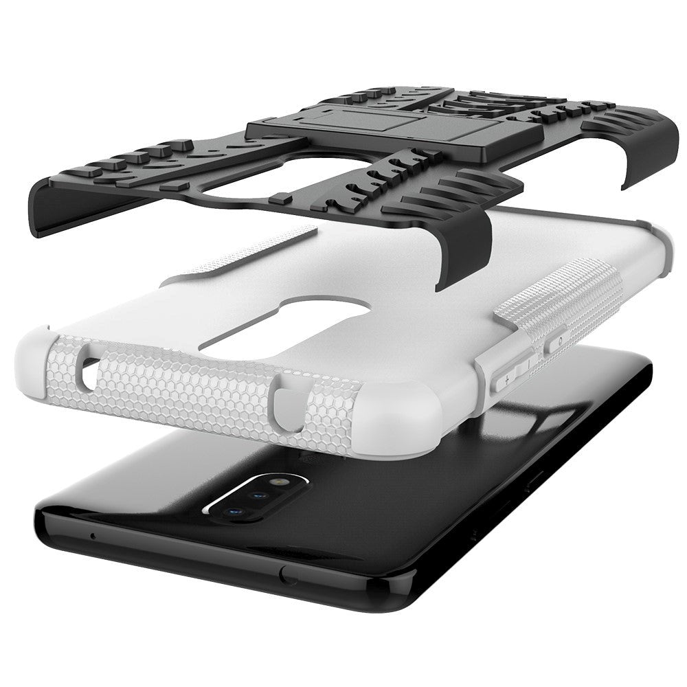 Nokia 2.4 Craftsman-deksel m. Stativ - Svart / Hvit