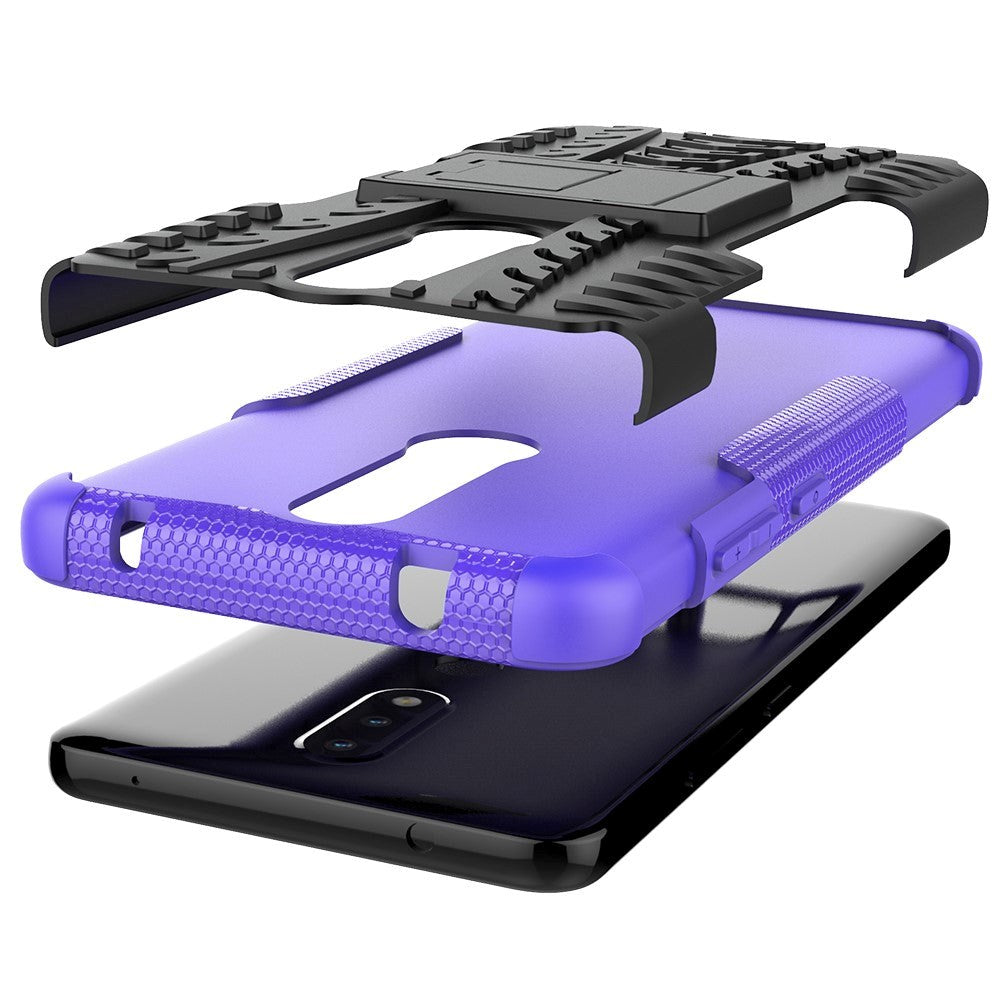 Nokia 2.4 Craftsman-deksel m. Stativ - Svart / Lilla