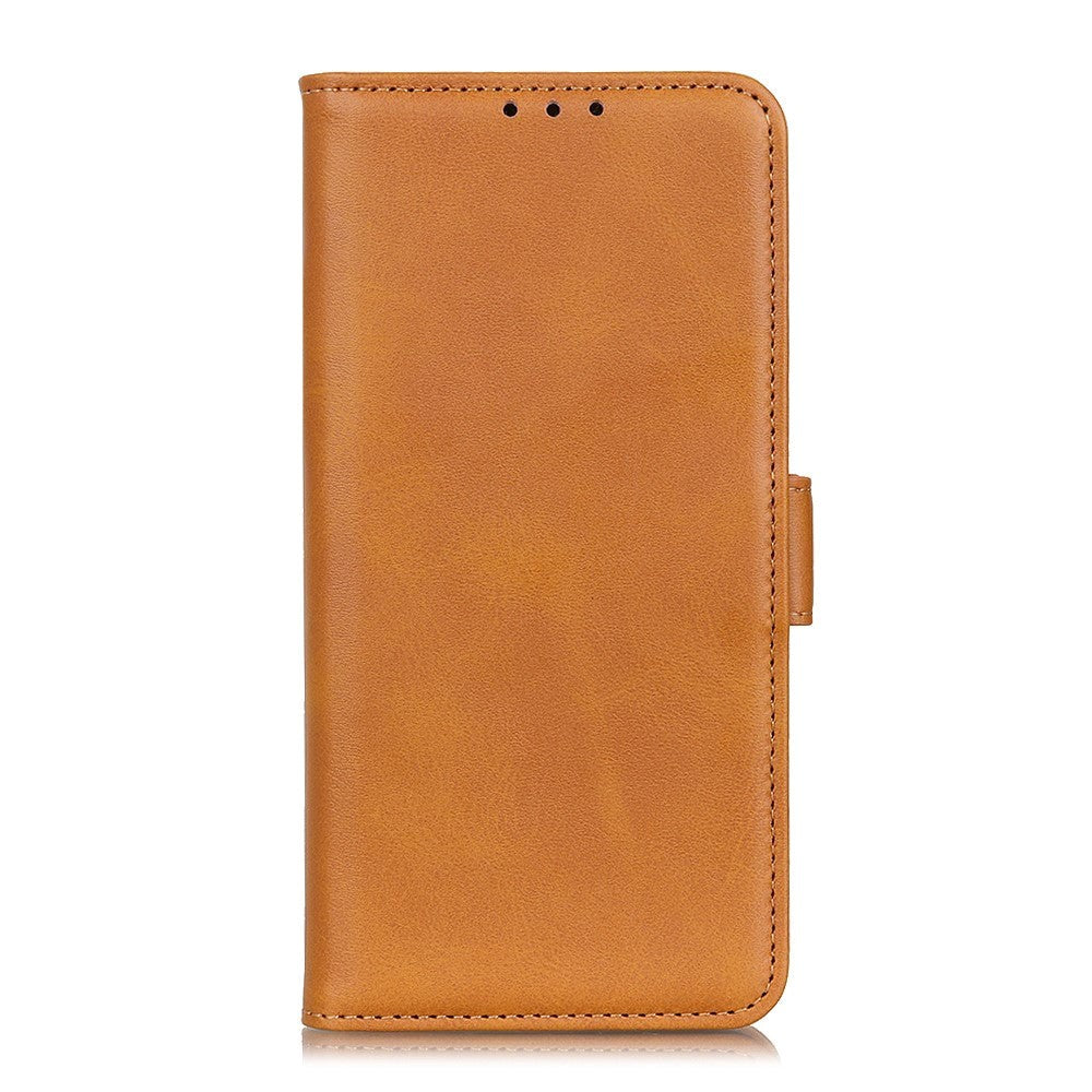 Nokia 1.4 Soft Flip Leather Cover m. Lommebok - Lys brun
