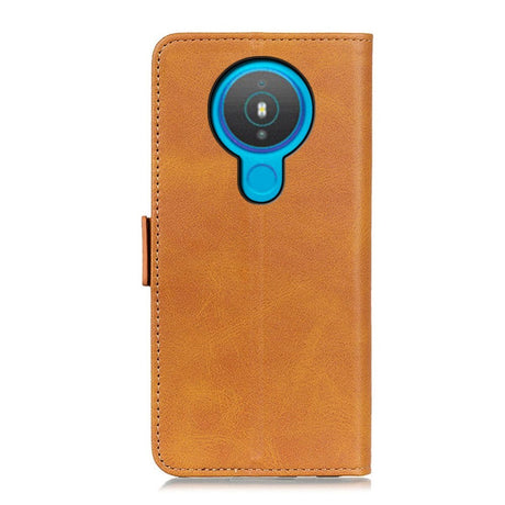 Nokia 1.4 Soft Flip Leather Cover m. Lommebok - Lys brun