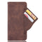 Nokia 1.4 Leather Flip Cover m. Stativ / kortholder &amp; ekstra kortlomme - brun