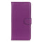 Nokia G50 Litchi Leather Flip Cover m. Lommebok - Lilla