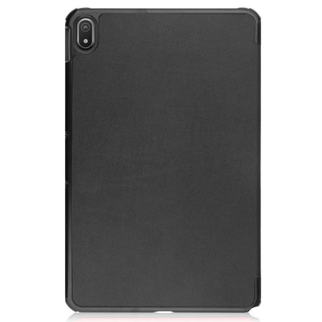 Nokia T20 Tri-fold Flip Leather Cover m. Sleep Function - Svart