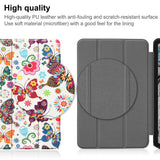 Nokia T20 Læder Flip Cover m. Folde & Standerfunktion - Sommerfugle