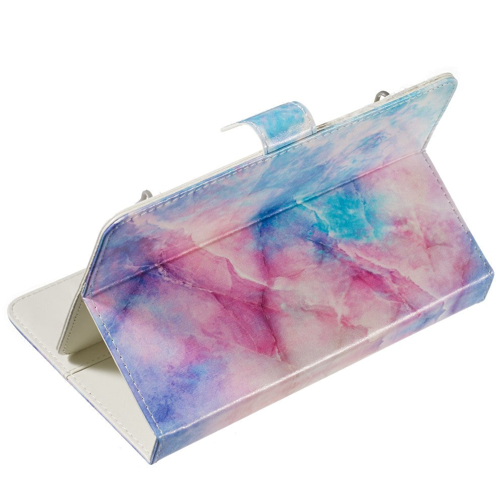 Universal Cover m. Farvet Marmor Motiv 9-10.5"