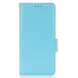 TCL 20L PU Litchi Leather Flip Cover m. Lommebok - Turkis