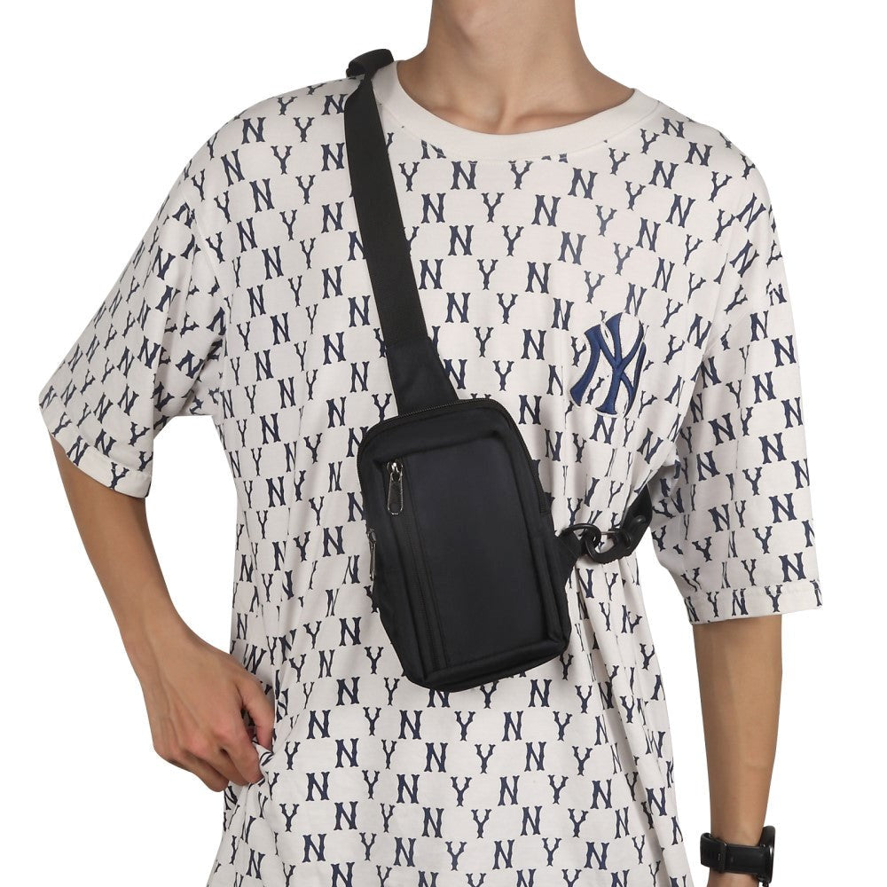 Skuldertaske m. 2 Rum (200 x 130 mm) - Sort