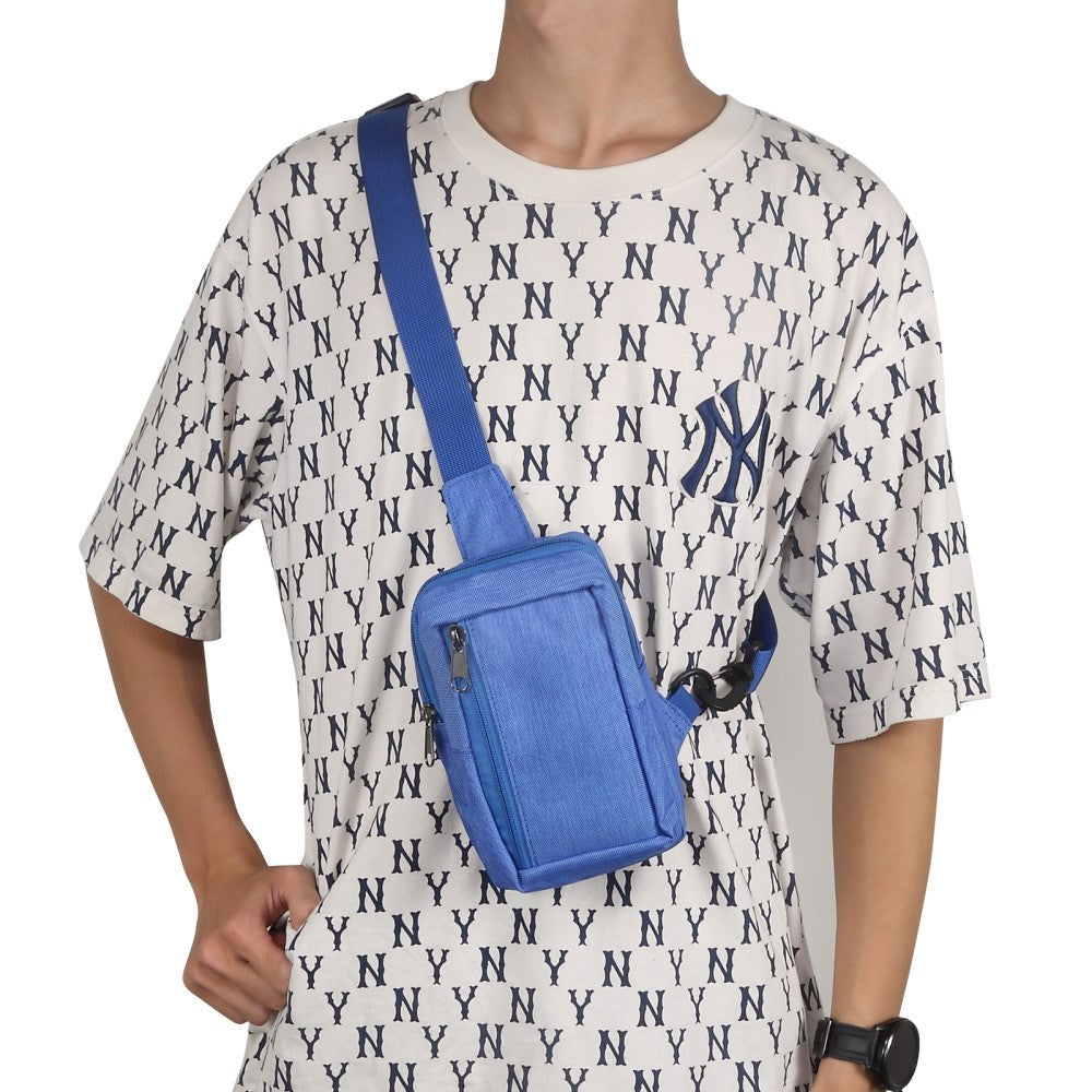 Skulderveske med 2 rom (200 x 130 mm) - Blå