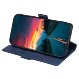 TCL 20L Slim Artificial Leather Flip Cover m. Stativfunksjon - Blå