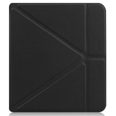 Kobo Libra 2 Origami Leathette Flip Cover - Svart