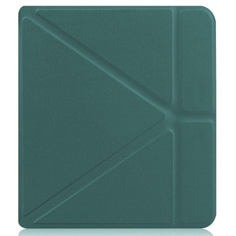 Kobo Libra 2 Origami Leathette Flip Cover - Grønn