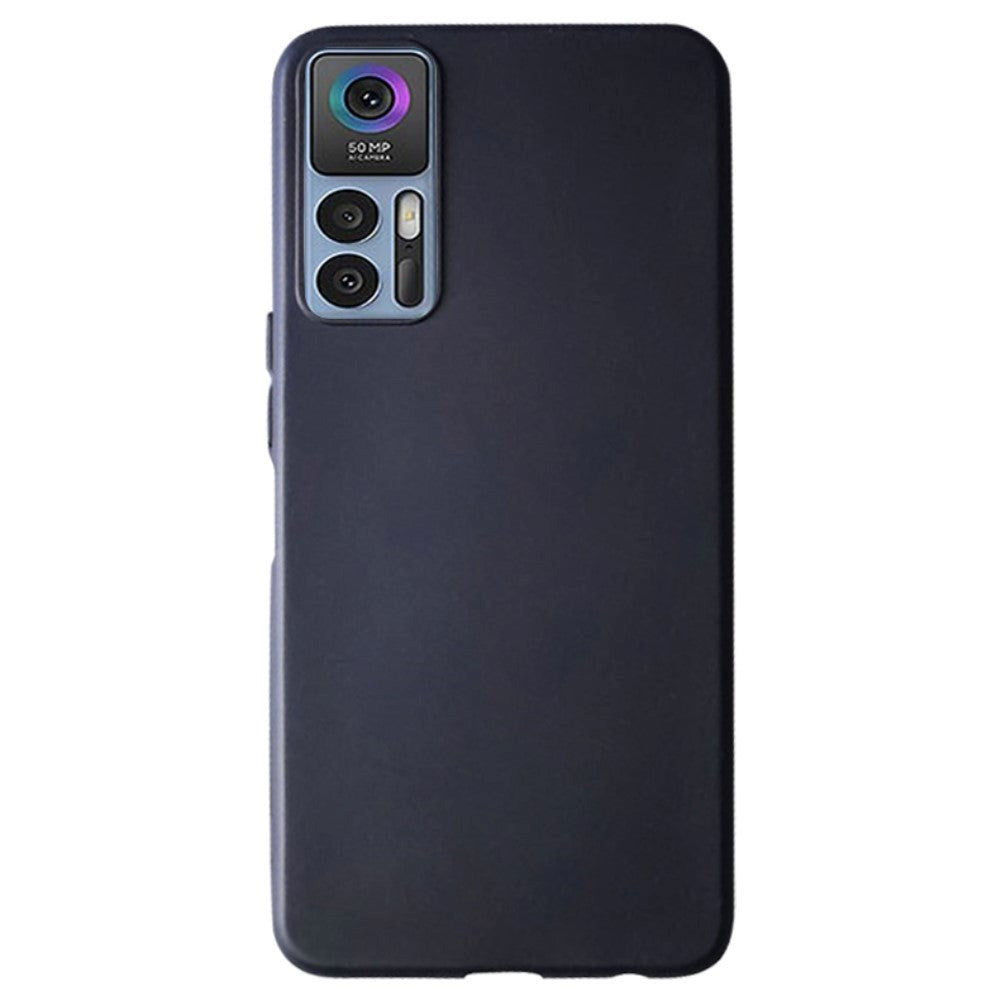 TCL 30 (4G) / (5G) Matt fleksibelt bakdeksel - svart