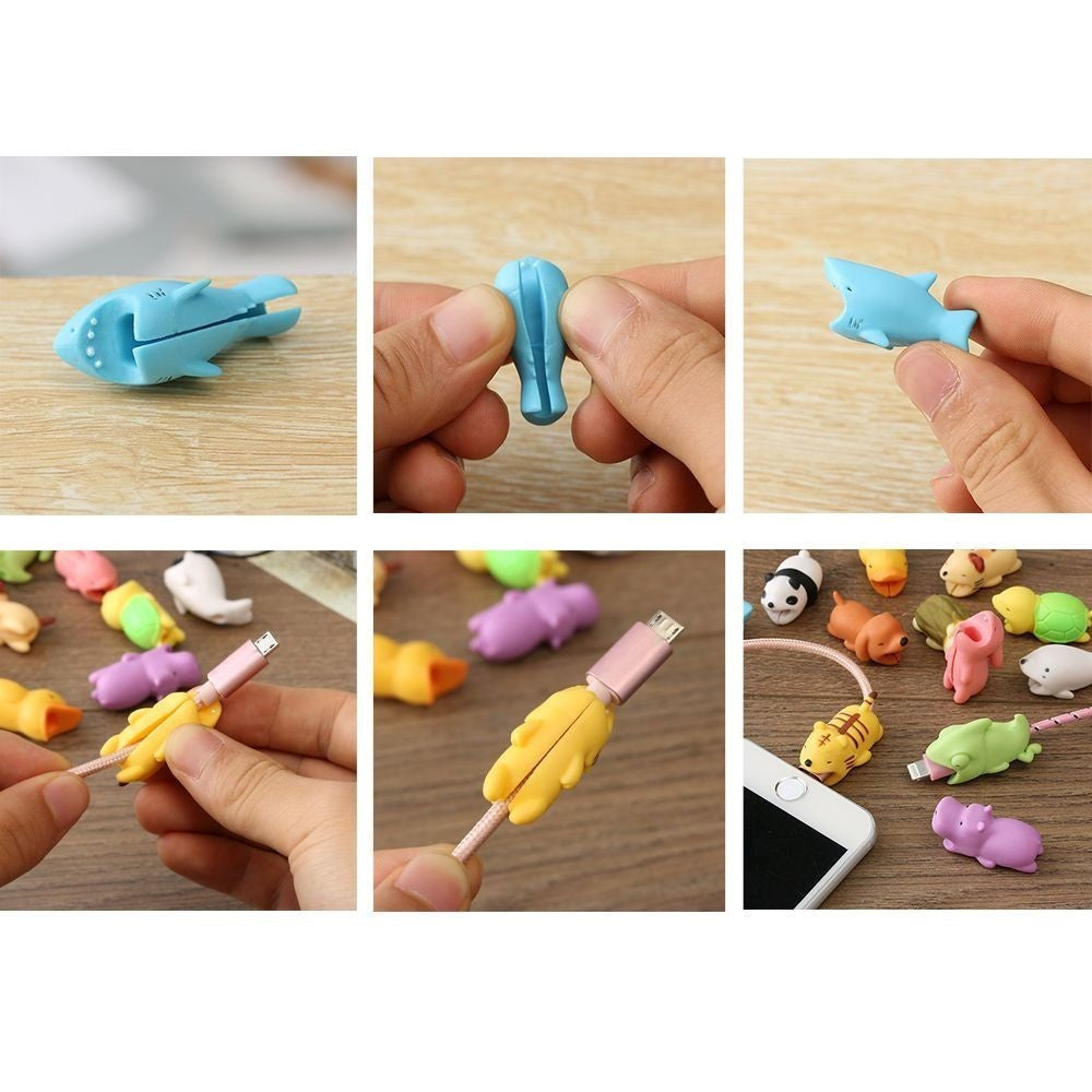 Kabelbeskytter til iPhone / iPad - Cat - Brun