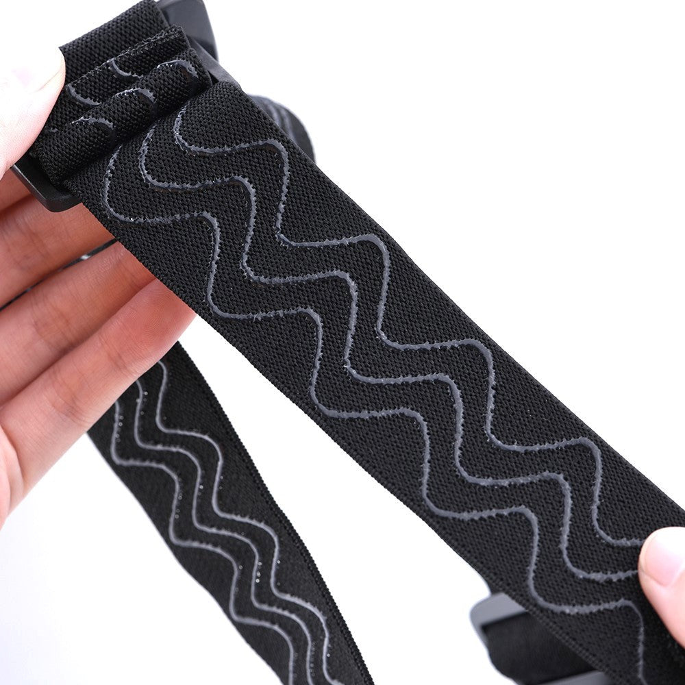 Universal mobil- og kamerahodestroppholder - svart