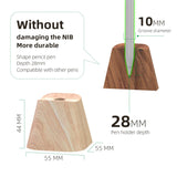 Apple Pencil 1 &amp; 2 treholder - mørkt tre