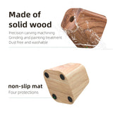 Apple Pencil 1 &amp; 2 treholder - mørkt tre