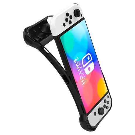 Spigen Nintendo Switch OLED Rugged Armor Cover - Svart
